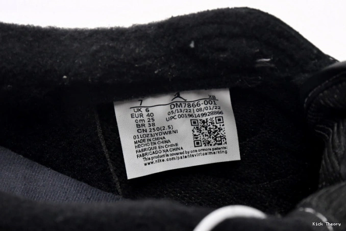 Kick Theory 1 Black Jordan Scott DM7866-001 Travis Air OG x Low Phantom 0806